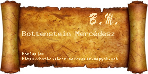 Bottenstein Mercédesz névjegykártya