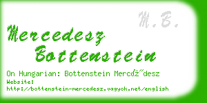 mercedesz bottenstein business card